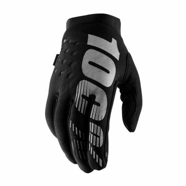 100% Brisker Handschuhe Youth schwarz