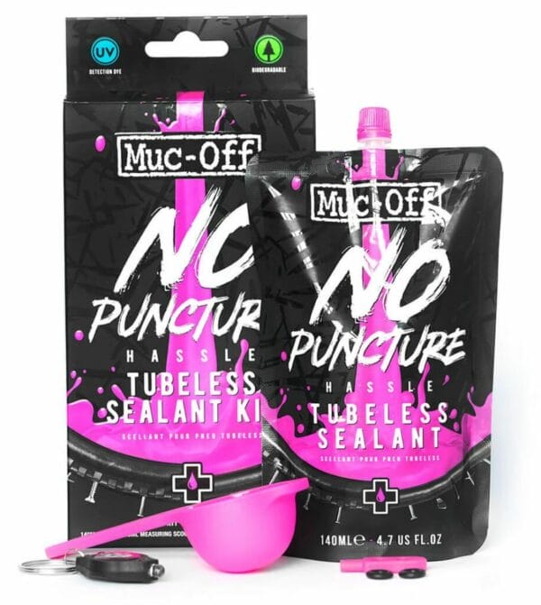 Muc-Off Tubeless Milch "No Puncture Hassle" 140ml, Kit