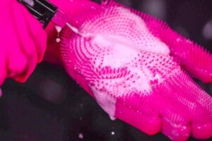 Muc-Off Deep Scrubber Gloves Pink
