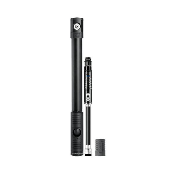 CrankBrothers Pumpe Klic HV Gauge CO2 inflator midnight